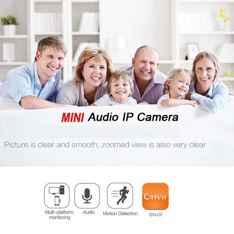 1080P WiFi Bullet Camera IP CCTV Security Wireless Infrared Video Audio Surveillance Outdoor Waterproof Home Cam IP Cam On WiFi