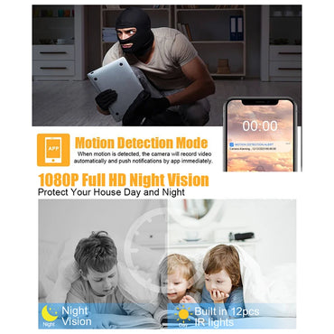 Xiaomi 1080p Mini Camera Home Small Wireless Wifi Cameras Outdoor Upgraded Pet Motion Detection Security Alerts Night Vision Cam