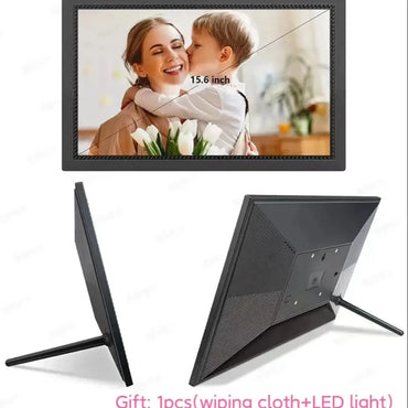 2023 New Design Wifi Digital Photo Frame 15.6/15'' FHD 1080P Fast Shipping USB Frameo App Control Electronic Album