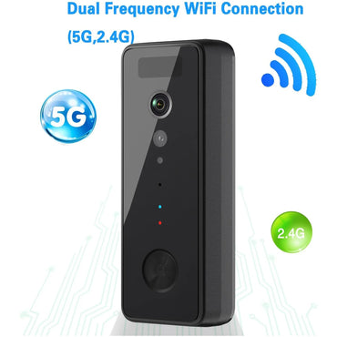 5G 2.4G WiFi Doorbell Camera 1080P Video Intercom Doorbell HD Night Vision PIR Motion Detection Ring Door Bell tuya smart home