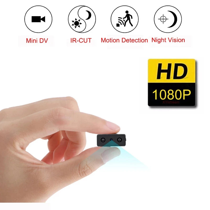 Full HD 1080p Mini Secret Camera XD WiFi Night Vision Camera IR-CUT Home Security Camera HD Video Recorder