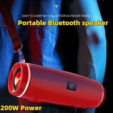 Lenovo 200W High Power Bluetooth Speaker Portable Bass Outdoor Party Wireless Speaker 3D Surround Bluetooth Speaker TWS/FM/Voice