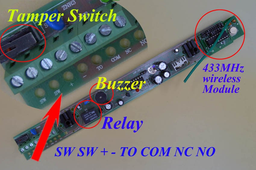 Infrared Beam Motion Detector