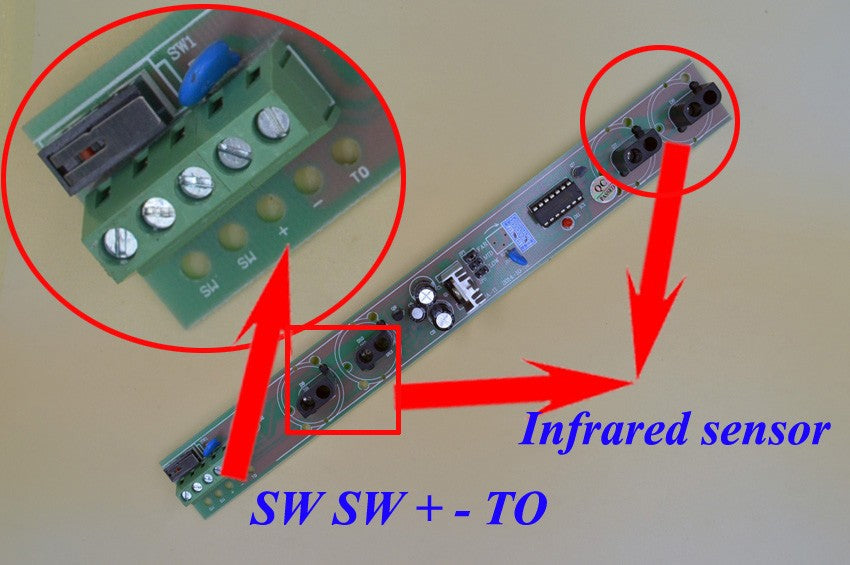 Infrared Beam Motion Detector