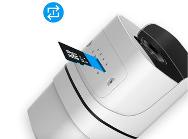 Cámara de videovigilancia con sistema exterior