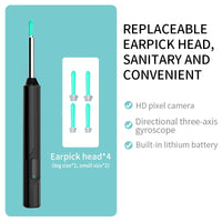 Smart Visual Ear Cleaner Health Care Wax Removal HD1080P Wifi Otoscope IP67 Waterproof Endoscope 3.5mm