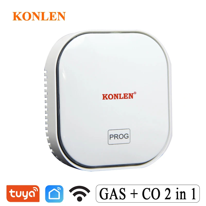 Tuya Smart Life CO GAS Leak Carbon Monoxide Detector WIFI LPG Natural CH4 Methane Combustible Leakage Coal Alarm Sensor Plug in