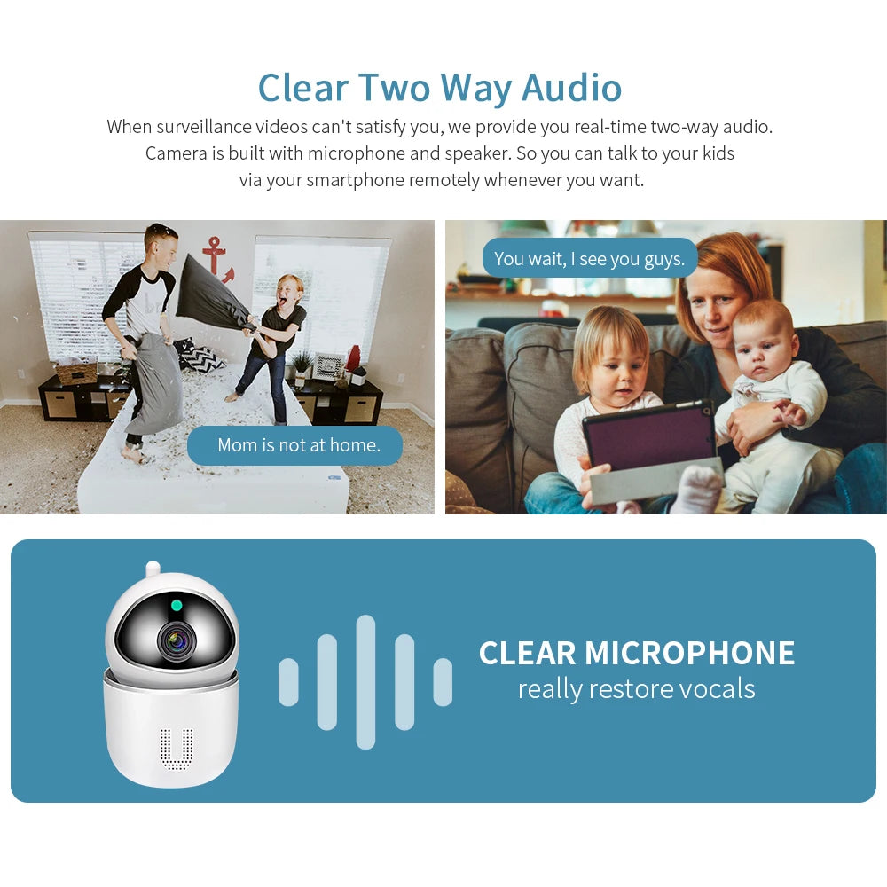 INQMEGA 2MP 5G  TUYA Cloud Wireless IP Camera Intelligent Auto Tracking Of Human Home Security Surveillance CCTV Wifi Camera