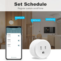 Tuya Wifi US Socket Smart Plug 10A Mobile Phone Remote Voice Control Timing Switch Google Assistant Alexa Voice Control