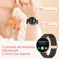 LIGE 1.39" HD Screen Smart Watch Women Bluetooth Call Sleep Blood Oxygen Monitor Ladies Watches Sports Fitness Women Smartwatch