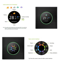 WiFi Smart Thermostat Temperature Controller Weekly Programmable APP Voice Control for Alexa Google Home Water Gas Floor Heating