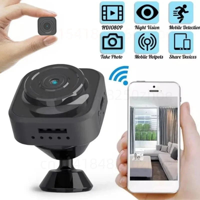 Mini Wifi Camera 1080P Wireless Camcorder Home Security Protection Motion Detection IP Small Cam Invisible Light Night Vision