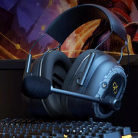 FIFAR Dynamic RGB Gaming Headset with Mic Over-Ear Headphones 7.1 Surround Sound PC PS4 PS5 3 EQ Options Game Movie Music