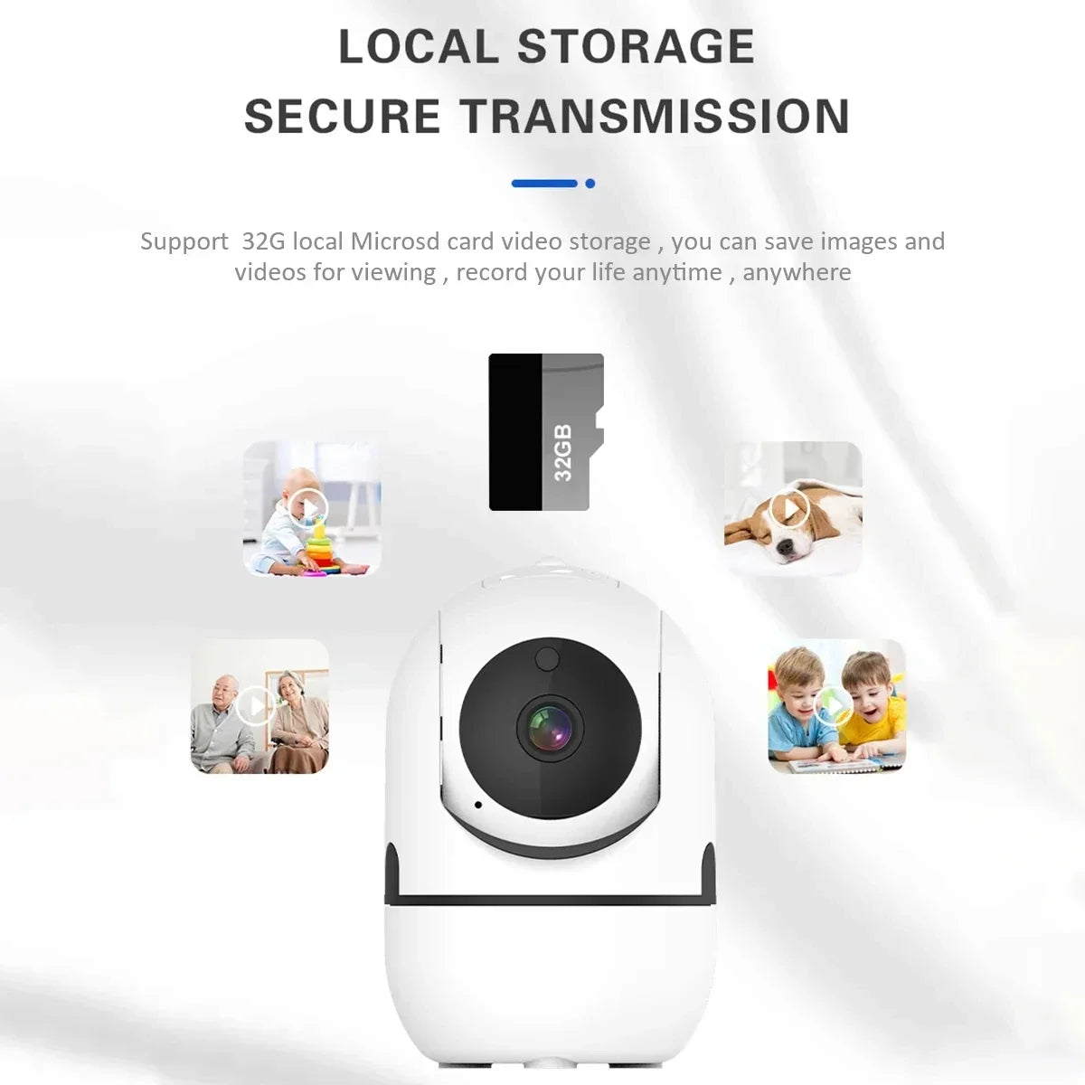 Wireless IP Camera Baby Monitor Surveillance Camera 1080P CCTV HD Smart Security Two Way Talk Night Vision Intelligent Tracking