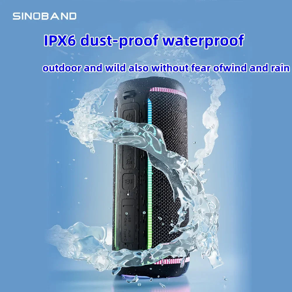 XDOBO Dignity 2024 50W Portable Wireless Bluetooth Speaker IPX6 Waterproof Subwoofer High Power Bass TWS Outdoor Party Speakers