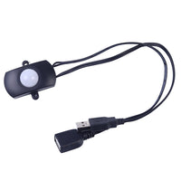 USB PIR Motion Sensor Switch 5A DC 5-24V Body Infrared Intelligent Sensing Detector Switch for LED Strip Light Automatic