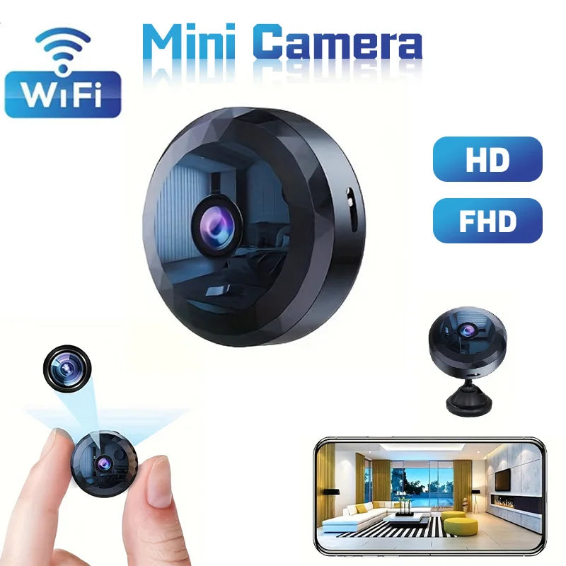 New Mini Camera Smart Life Sports Camera Wireless WiFi Remote Monitor 1080P HD Home Video Night USB 32G 64G Memory Card