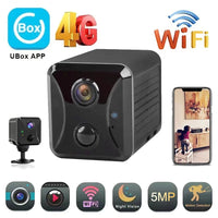 CCTV Camera 5MP 4G Sim Card & Wifi Home Surveillance Camera Intercom PIR Infrared Detection Mini Baby Security IP Camera