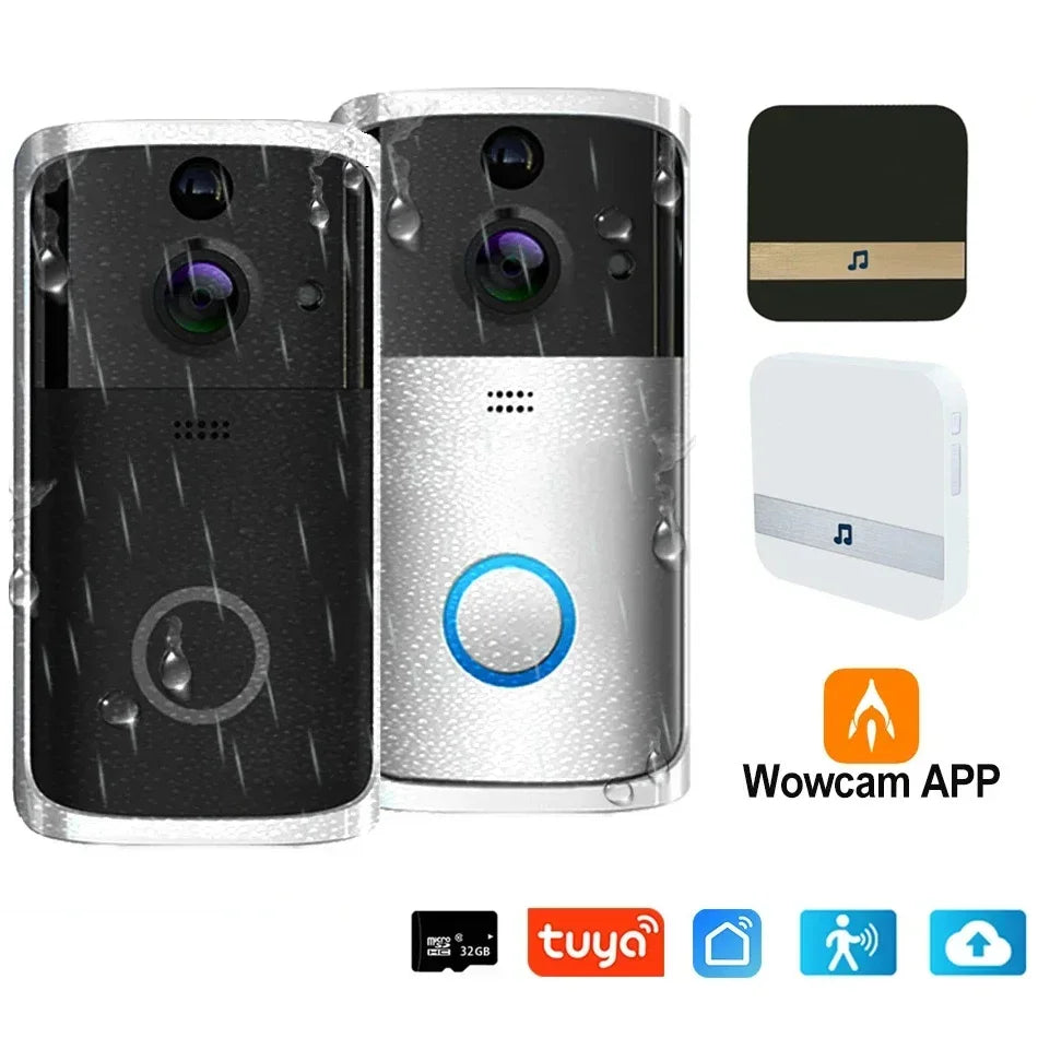 wow cam app Video Door Bell WIFI Wireless Doorbell Smart Camera Door Phone Intercom with Motion Detection Waterproof No battery