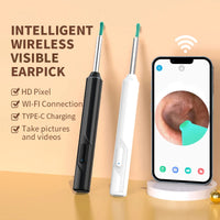 Smart Visual Ear Cleaner Health Care Wax Removal HD1080P Wifi Otoscope IP67 Waterproof Endoscope 3.5mm