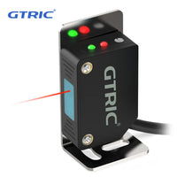 GTRIC Square Laser Photoelectric Sensors Diffuse Reflection Visible Small Spot NPN PNP 10-30VDC Infrared Beam Photocell Switch