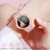 MELANDA Sport Smart Watch Women Bluetooth Call Smartwatch IP68 Waterproof Fitness Tracker Health Monitoring for IOS Android MK60