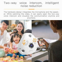 V380 360 Degree WiFi Camera IP Fish Eye Panoramic 1080P WIFI CCTV 3D VR Video Audio Remote Home Monitoring CCTV Security Camera