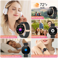 LIGE 1.39" HD Screen Smart Watch Women Bluetooth Call Sleep Blood Oxygen Monitor Ladies Watches Sports Fitness Women Smartwatch