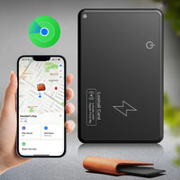 Smart Wallet Track Card Location Wireless Charging Wallet Phone Finder Tracking Device Works with Apple Find My Item Tracker Tag