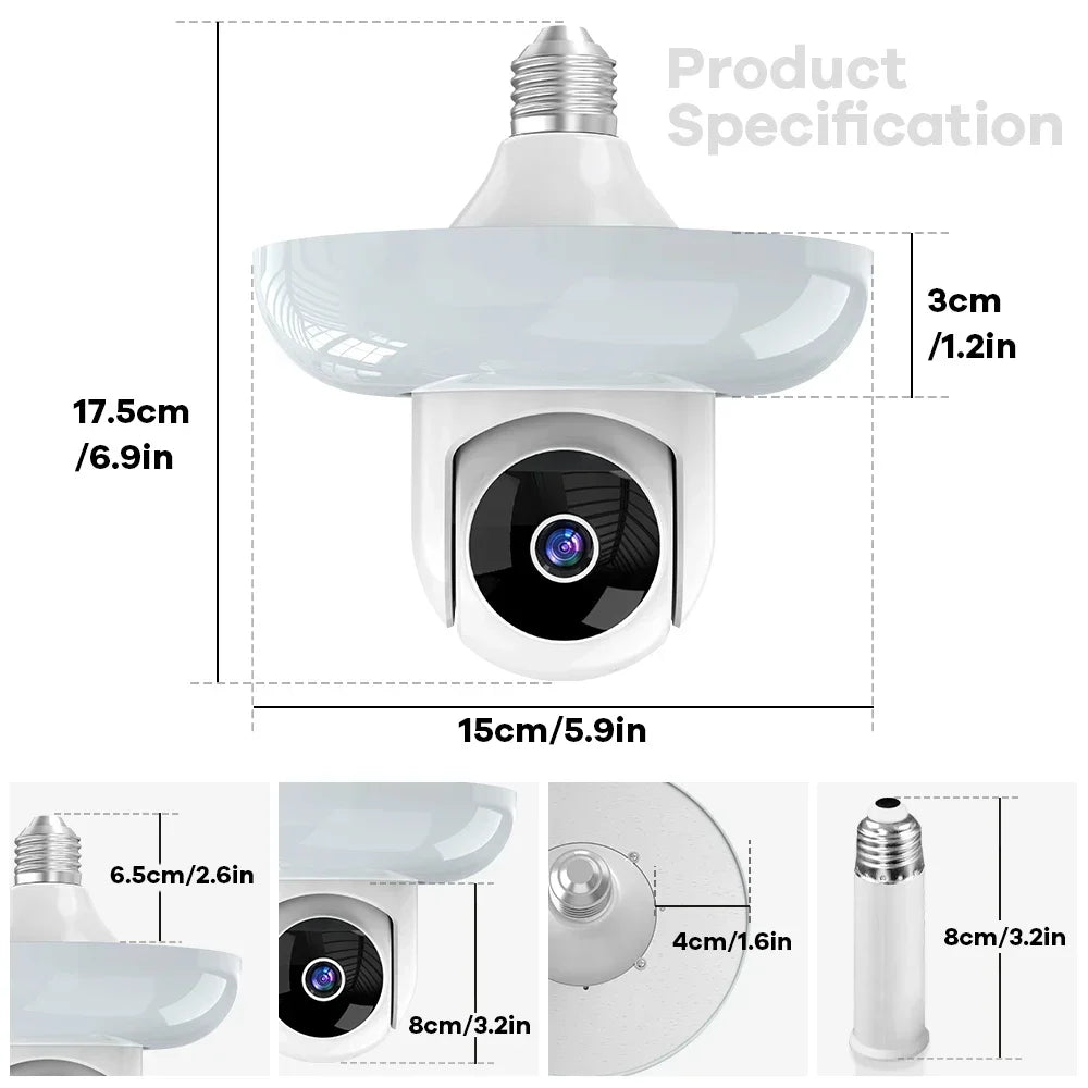 Tuya N20 5MP 5G Wifi Camera Surveillance Security Video Full Color Night Vision Cam 10X Digital Zoom Video For Human Tracking