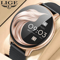 LIGE 1.39" HD Screen Smart Watch Women Bluetooth Call Sleep Blood Oxygen Monitor Ladies Watches Sports Fitness Women Smartwatch