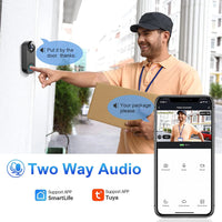 1080P Wireless Wifi Doorbell Video Intercom Door Bell with Camera Tuya Smart Home for Security Protection PIR Motion Detection