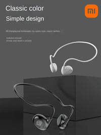 Xiaomi Wireless Bluetooth 5.3 Headphones Hifi Stereo Earbuds Bone Conduction Neckband Earphones Sports Over Ear Headset With Mic