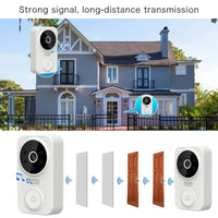 Tuya Popular M8 Wireless Doorbell Camera 1080 HD Informe Ring Chime WiFi Video Smart Intercom Doorbell