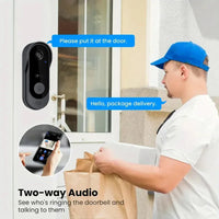 Tuya with Camera Wireless Doorbell Bundle Doorbell Smart Home WiFi HD Outdoor Phone Camera Security Video Intercom Night Vision