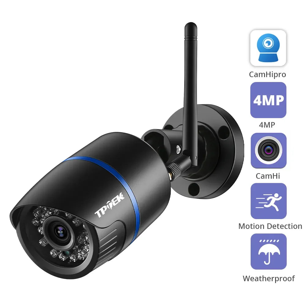 4MP 1080P IP Camera Outdoor WiFi Security Camera Wireless Video Surveillance WiFi Bullet CCTV HD Camera Cam Hi Pro