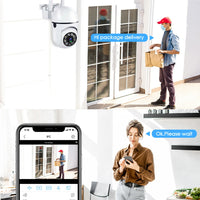 1080P HD WiFi Surveillance Cameras 5G Outdoor 4.0X Zoom Video Security CCTV IP Camera Smart Full Color Human Detect Night Vision