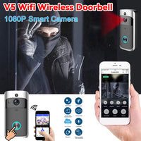 V5 Wireless Camera Door Bell Smart WiFi Video Intercom Night Vision 1080P HD Remote Monitoring Sensing Home Security Equipment