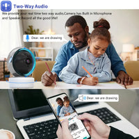 5MP PTZ Camera Indoor Security Auto Tracking Motion Human Detection Smart Life Wifi CCTV Video Surveillance Baby Monitor Tuya