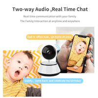 WiFi Camera de Seguranca V380 Pro HD Auto Tracking Night Vision Infrared Baby Monitor CCTV Camera with Smart Home Surveillance