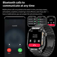 2024 New Bluetooth Call Smart Watch Men 2.01 Inch Screen Health Monitoring Watches Sports Fitness Waterproof Smartwatch For Men