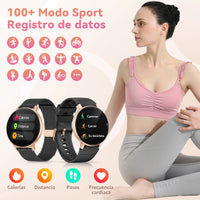 LIGE 1.39" HD Screen Smart Watch Women Bluetooth Call Sleep Blood Oxygen Monitor Ladies Watches Sports Fitness Women Smartwatch