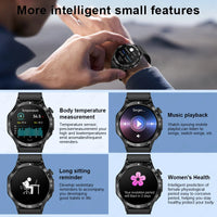 LIGE AI Medical Grade ECG+PPG Smart Watch Health Monitor Men Women Bracelet Bluetooth Call Waterproof Smartwatch For Android IOS