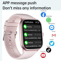 LEMFO Smart Watch For Women Bluetooth Call Music Smartwatch Women Full Touch Dial Fitness Tracker Waterproof Women Watch 2.01"