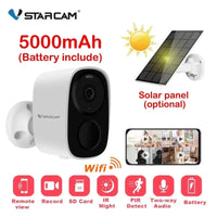 Vstarcam CB54 3MP Solar Panel Wifi IP Camera Outdoor Surveillance Security Rechargeable Battery HD  Two Way Audio Security Cam