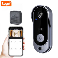 Tuya App Smart Home Video Doorbell WiFi Outdoor Wireless Door Bell Waterproof Battery Voice Intercom Doorbell Phone Video Camera