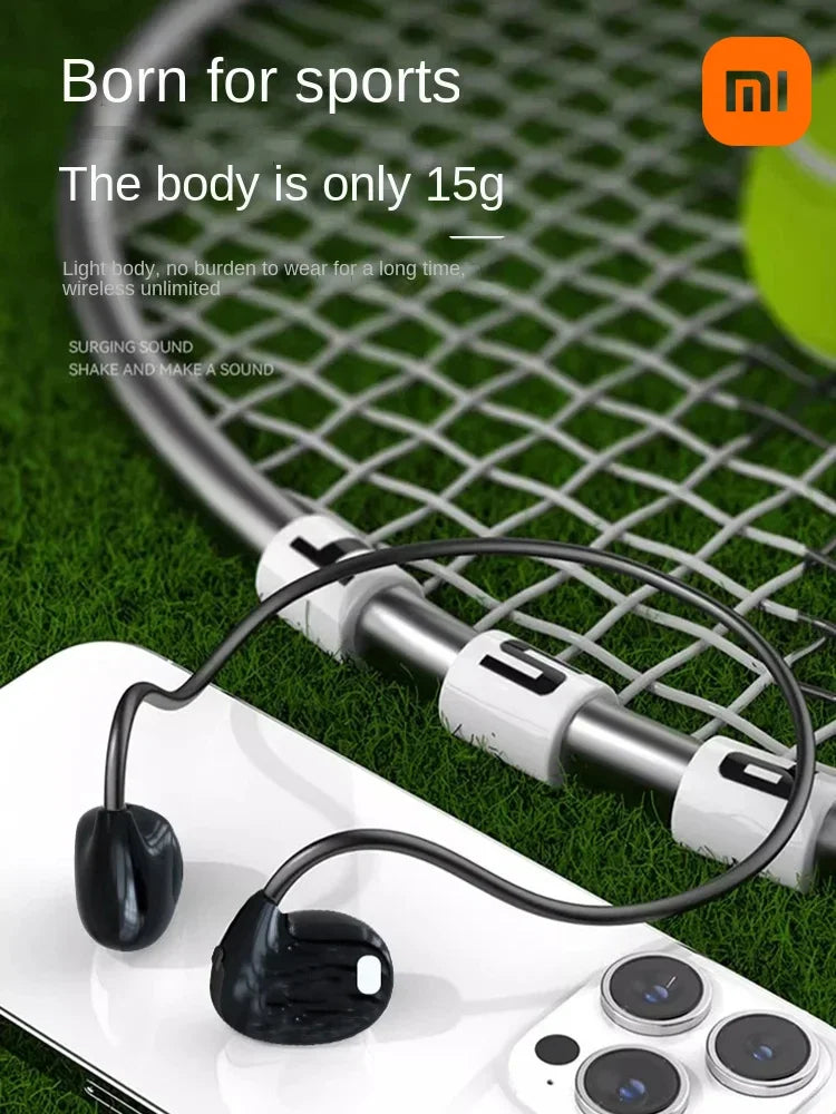 Xiaomi Wireless Bluetooth 5.3 Headphones Hifi Stereo Earbuds Bone Conduction Neckband Earphones Sports Over Ear Headset With Mic