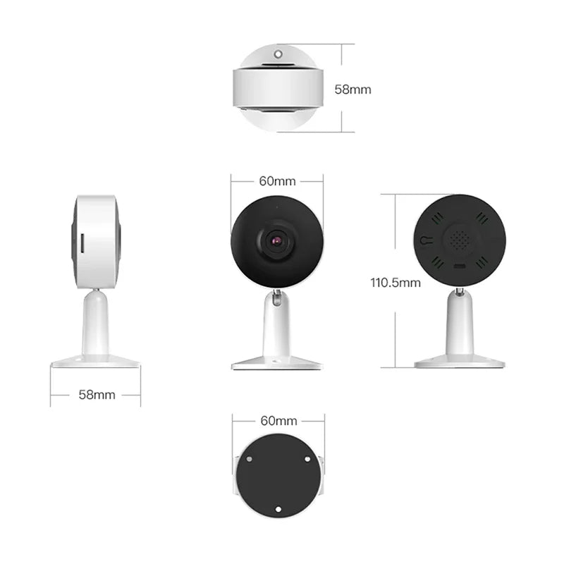 Arenti 4MP IP Security Camera Mini WiFi CCTV Surveillance Camera IR Night Vision Baby Monitor Pet Camera Webcam