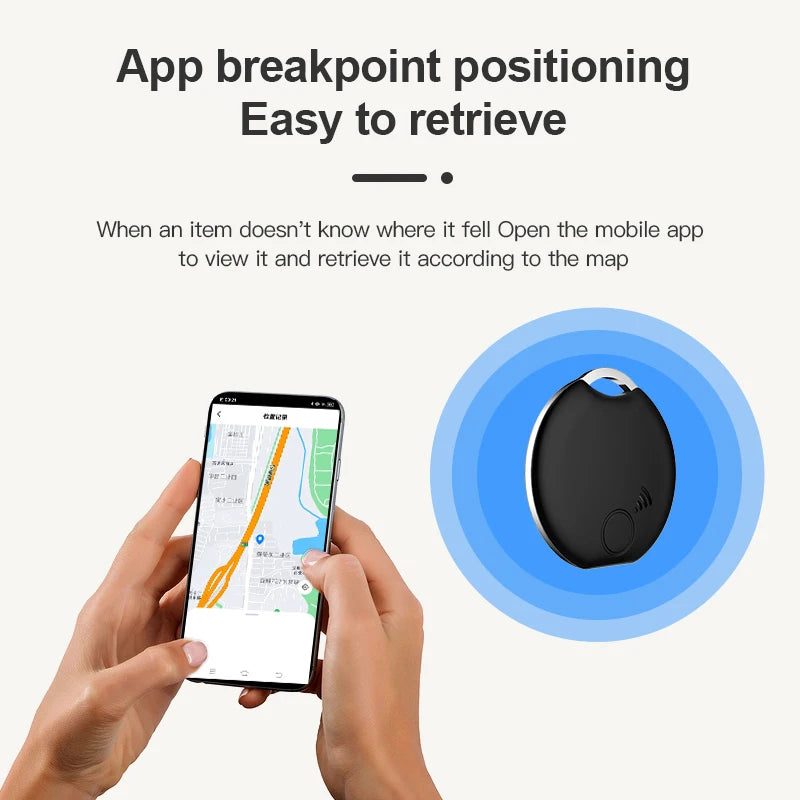 Smart Tuya Slim Bluetooth Tracker Intelligent Tag Key Kids Finder Wallets Luggage Pets Anti-lose IOS Android Wireless Locator