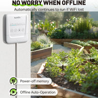 RAINPOINT 8 Zone Smart Sprinkler Controller,WiFi Sprinkler System Controller,APP Control Irrigation System, Sprinkler Timer